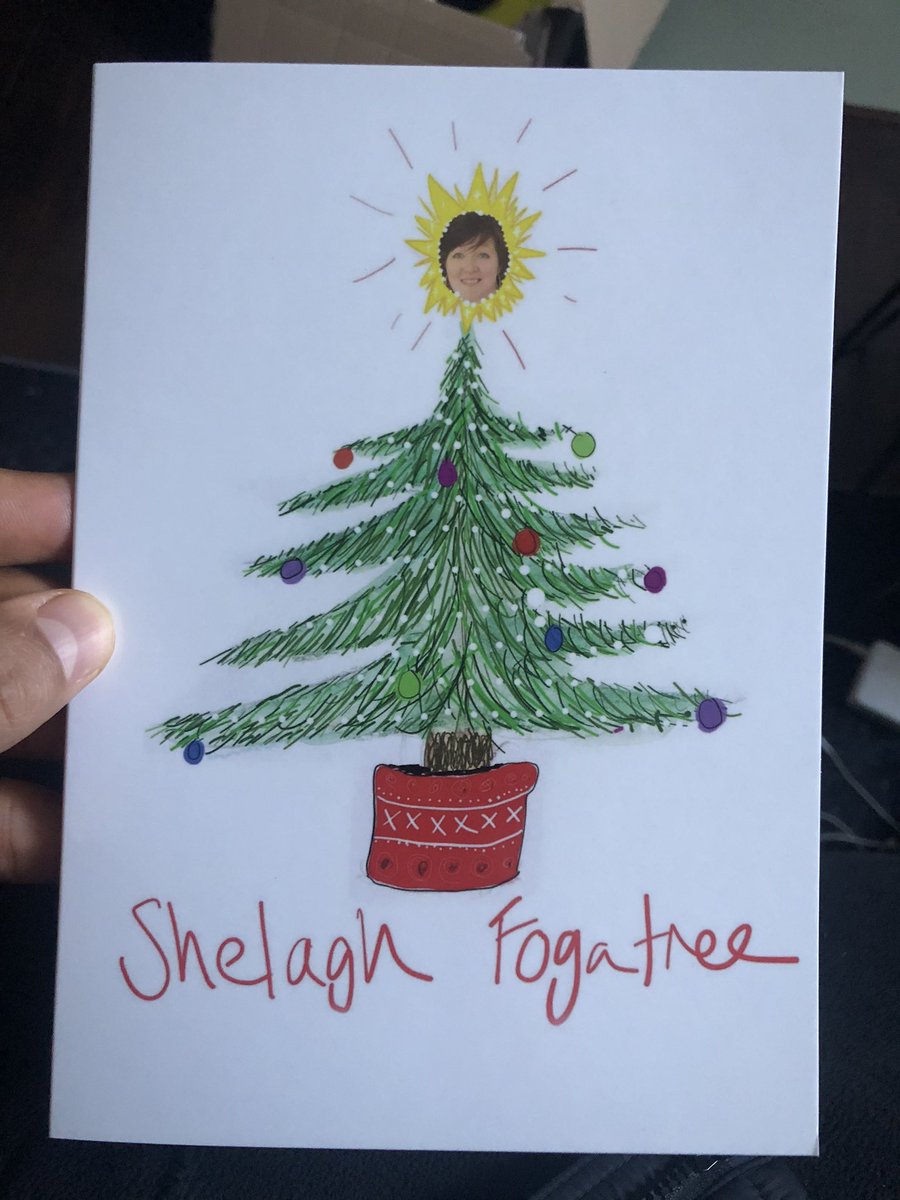 What a great Christmas card from my partner haha! I think I listen to <a href="/ShelaghFogarty/">Shelagh Fogarty</a> on <a href="/LBC/">LBC</a> a little too much!