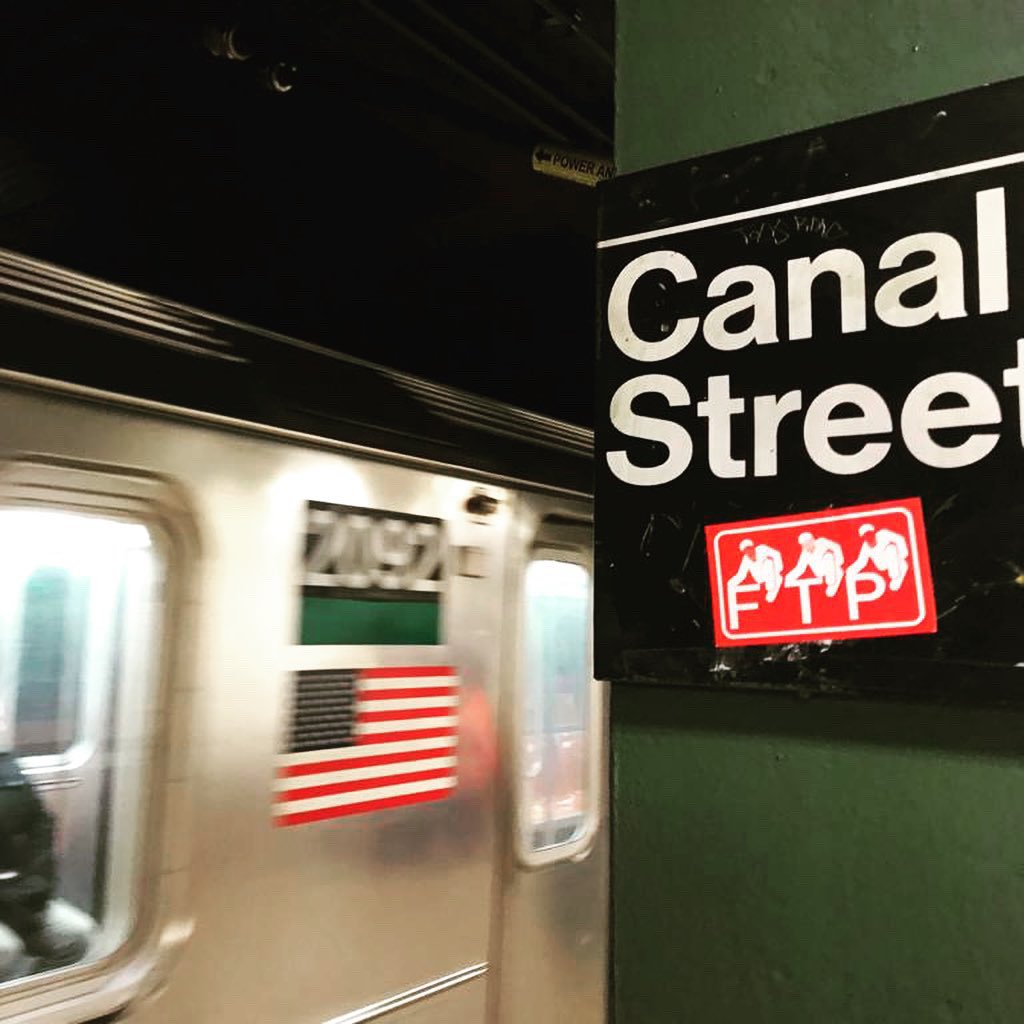 decolonize_this's tweet photo. The subway is our media ✊🏽🌱 FTP, #ftp2 #ftp3 https://t.co/1rwC0vDdHG
