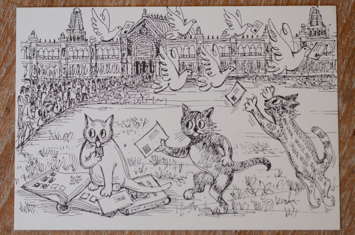 belly_fluffy's tweet photo. Ending this weekend! 10% proceeds to Cat Protection, and the rest to cover vet bills and upkeep for Fluffy, Jet and Bagpuss RIP Clover #CatsofTwitter #CatPostcard 
https://t.co/rySQYOj7ND https://t.co/2rg9wagO5J
