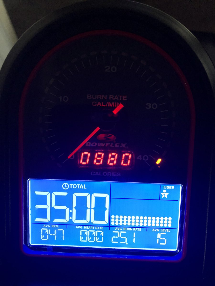 btlusk's tweet photo. Closer to 900 calories. #drivefor900in35 #bowflexmaxtrainer #bowflex @Bowflex https://t.co/8qPVezSc6w
