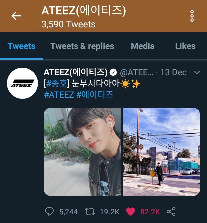 191213 & 191214Sometimes they also twt on 2 consecutive days