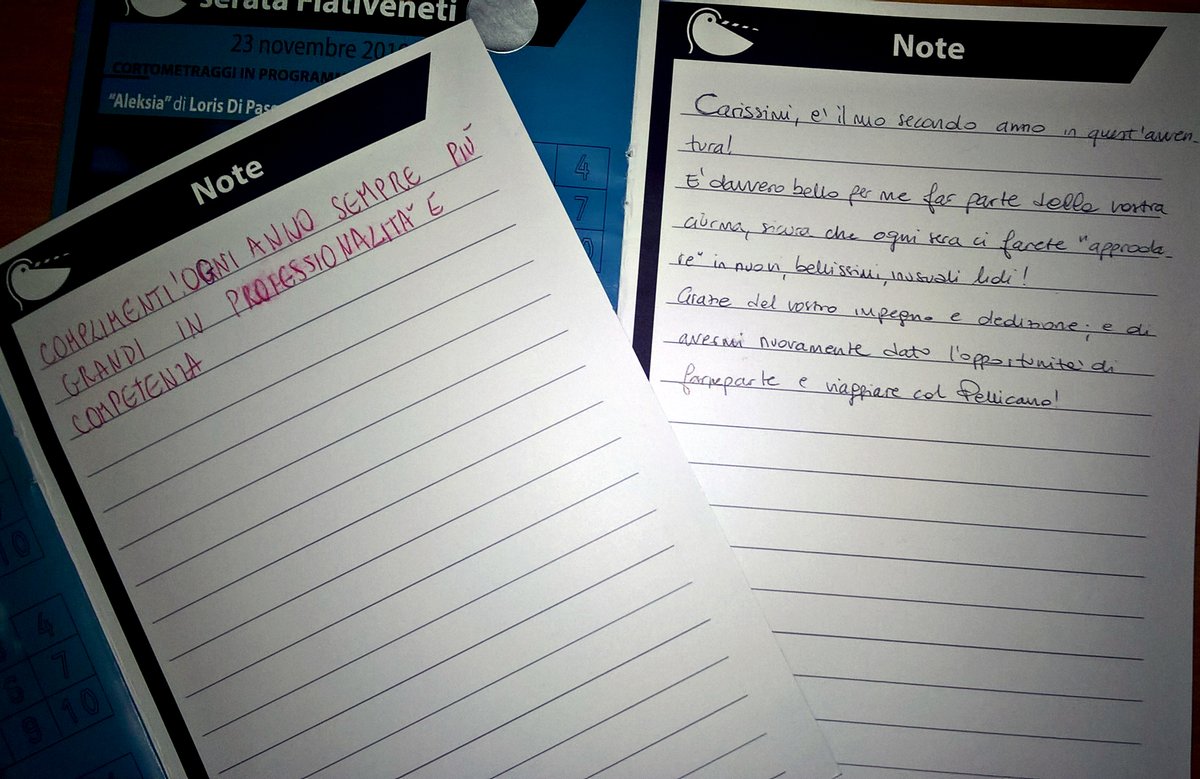 Questo è il nostro regalo ricevuto da alcuni membri della giuria popolare...grazie per le belle parole!!! Il #pellicano coglie l'occasione per farvi gli auguri, buone feste!!!