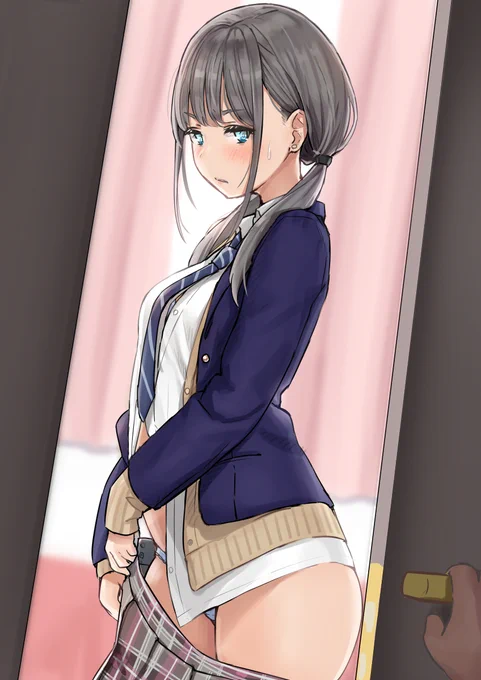 着替え中 #オリジナル https://t.co/L8JpzR3Gpt 