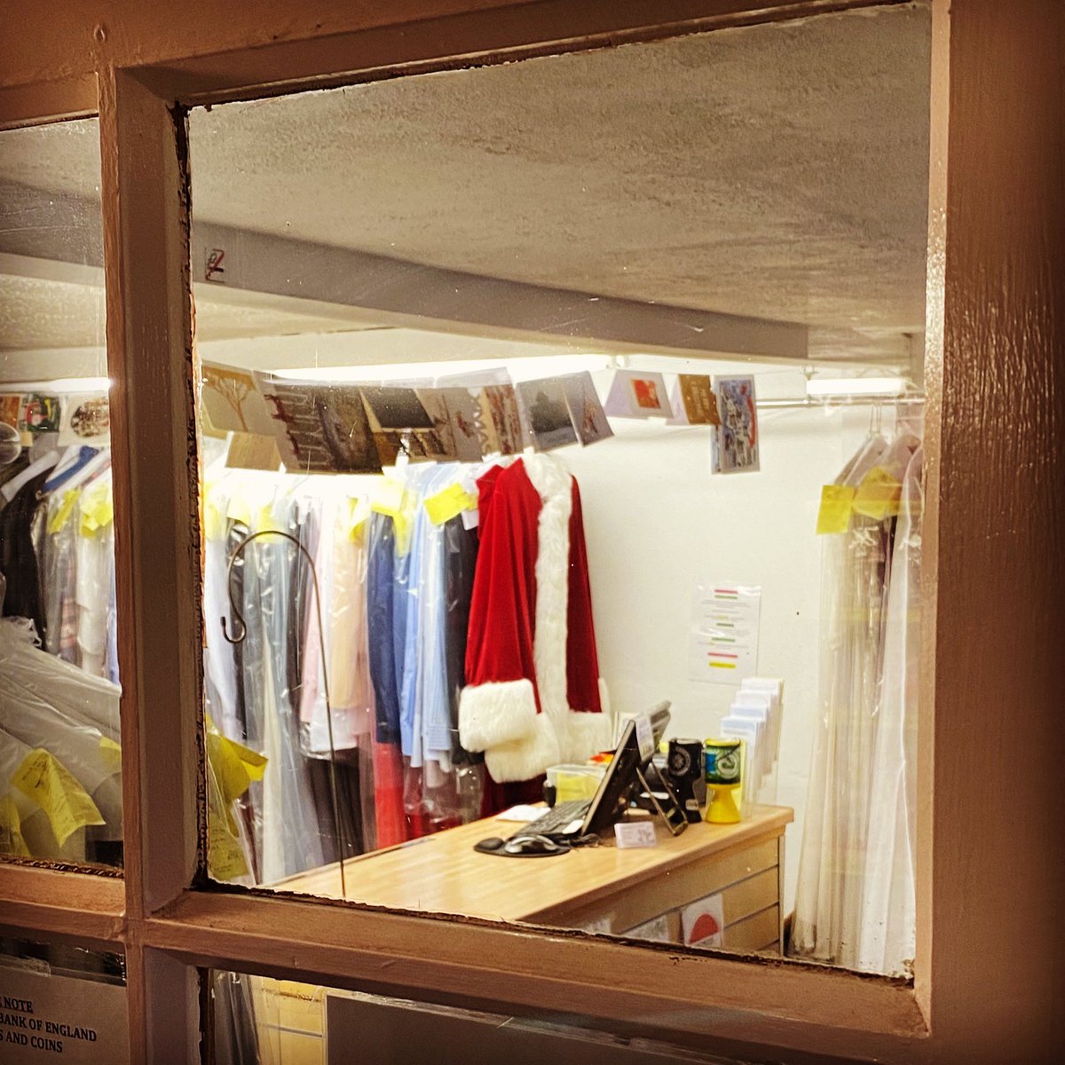 I found out where Santa has his suite dry Cleaned.  

To get our weekly blog please sign up to our travel city history, mystery and magic blog at http//:ourtor.com