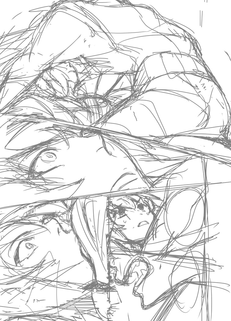 ぎゆさね 実は下書きめたくそ汚いwww これでぺんいれれるのあるいみ凄いよなww自分 さね 加賀城の漫画