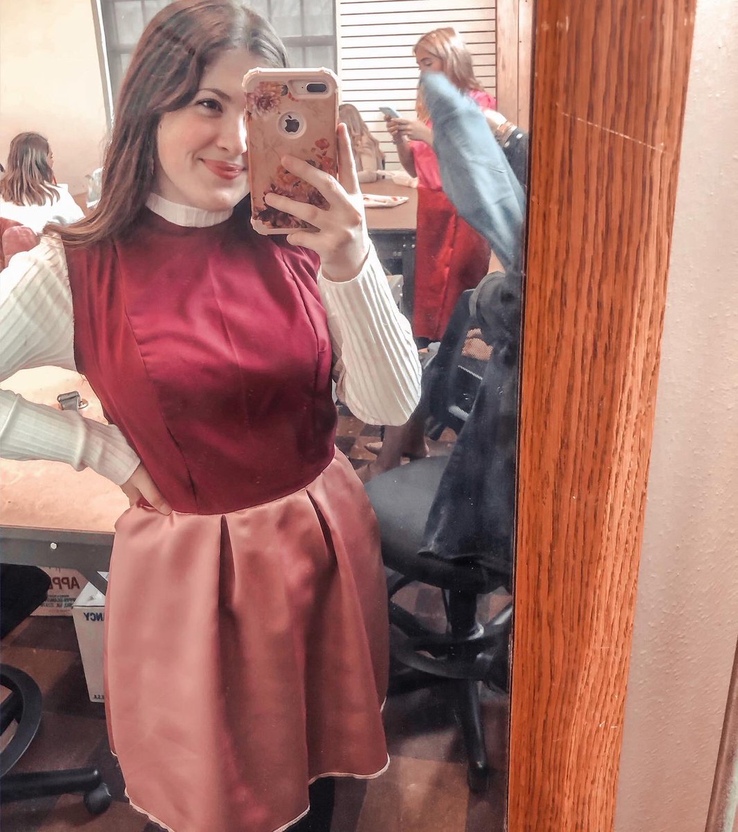 jencook121's tweet photo. Hi hello, I designed this dress and I’m very proud of it. Poked myself a lot in the process. That’s all. Happy Saturday!! https://t.co/3ozrSwM6Fy