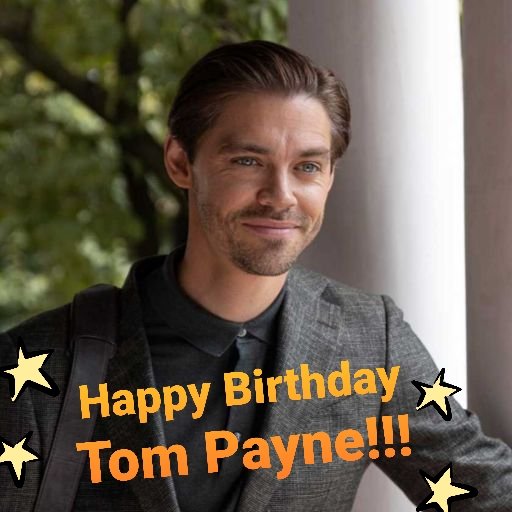 Happy Birthday Tom Payne! Have a wonderful day! 