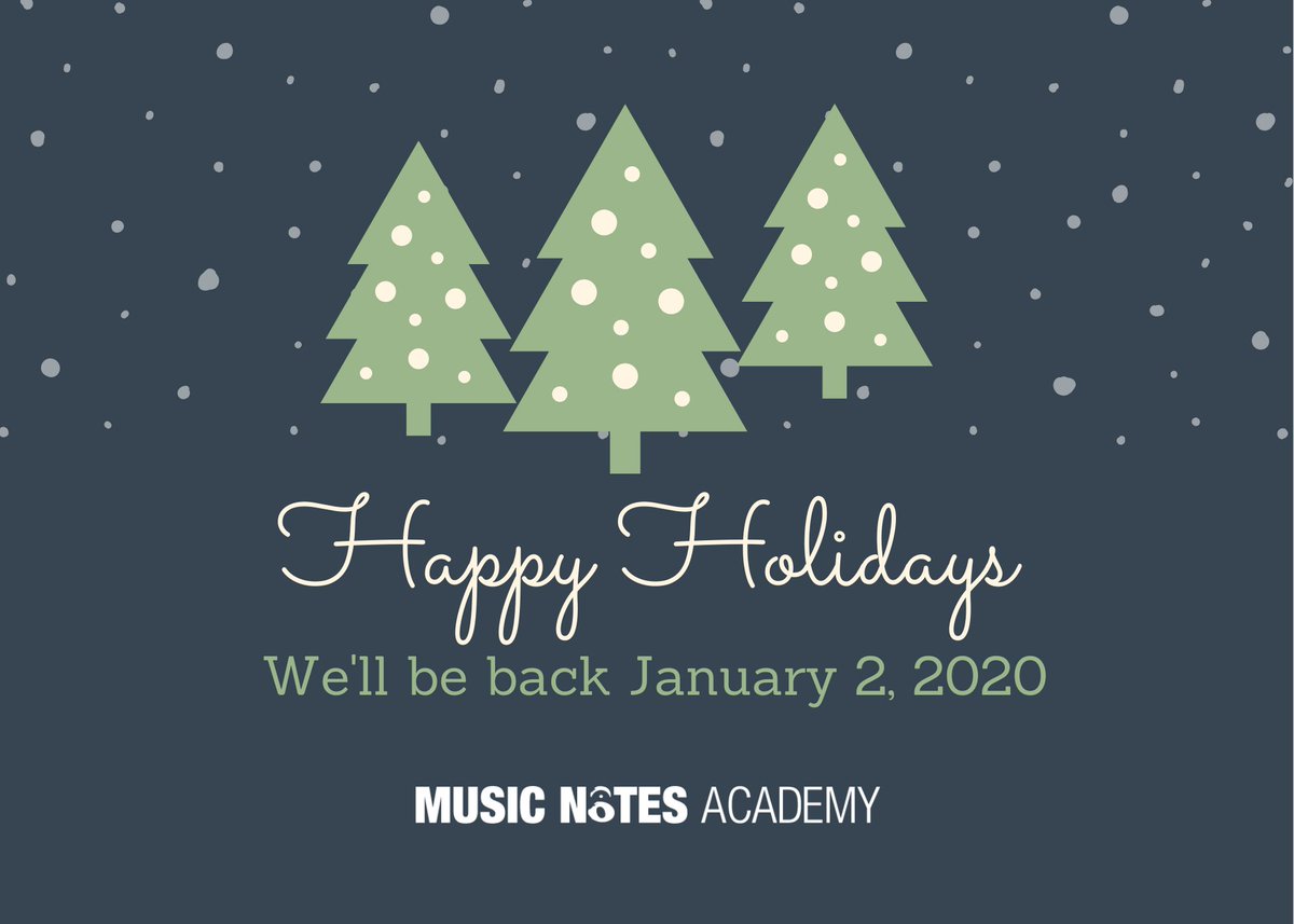 musiknotes's tweet photo. Happy Holidays, Merry Christmas &amp; Happy New Year! We'll Be Back January 2nd. https://t.co/YSbxpEvYH5 https://t.co/5MqjFZNLFs