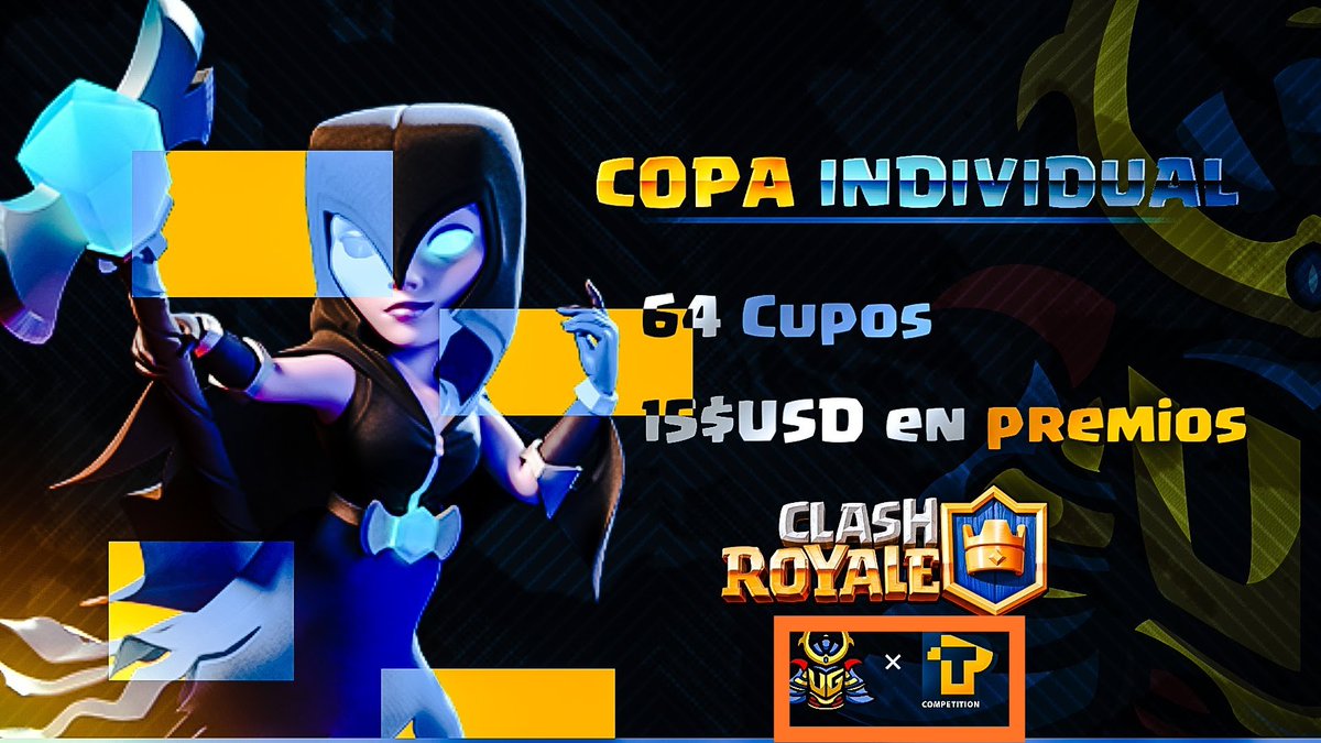 🏆 INSCRIPCIONES ABIERTAS 🏆
🏆 LIGA INDIVIDUAL 🏆

💎 64 Cupos 💎

💵 15 $ Premios 💵

REQUISITOS:

• Seguirnos. 
• Seguir a <a href="/UGLClashRoyale/">UGL Clash Royale</a>
• Dar ❤️ y 🔄
• Pedir 5 rts.
MANDAR LAS PRUEBAS AL MD 📩

AGRADECEMOS EL PATROCINIO DE:
@ProTeamsCom y @MacucoGaming