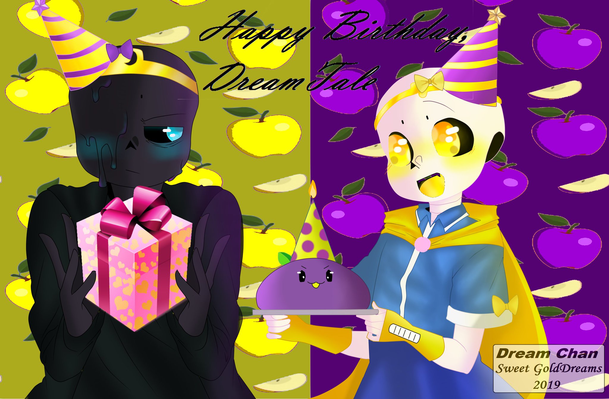 ღ Dream Sans Chan ツ ღ Sweet GoldDreams on X: Happy Birthday