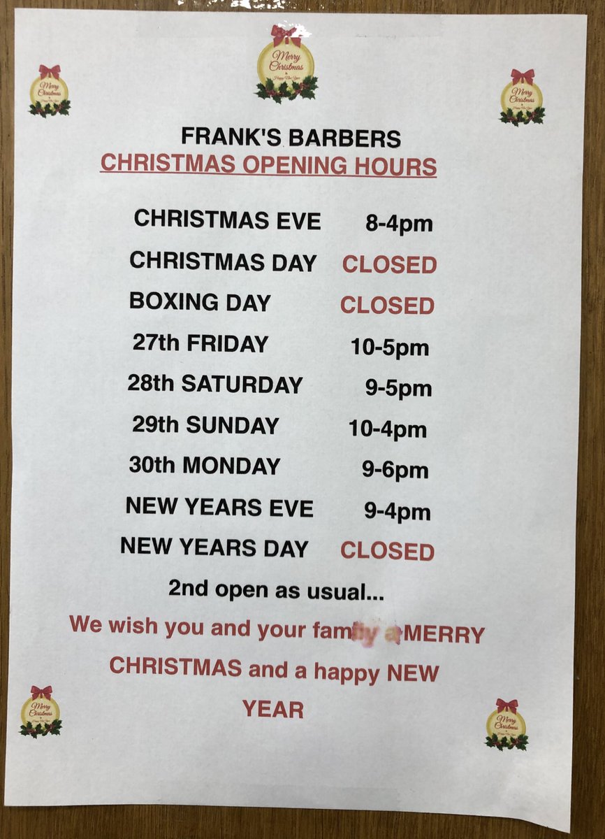 We wish you merry Christmas and happy new year.