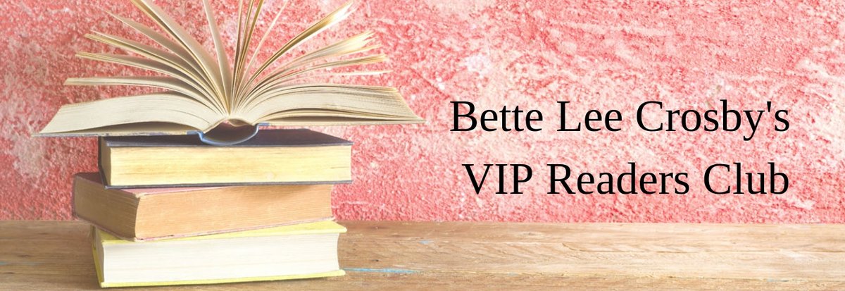 BetteLeeCrosby's tweet photo. My VIP Readers Club are the first readers to get a chance to read my newest books. I count on my VIP Readers Club to post honest reviews on book review sites! #VIPReaders #amreading #amwriting #StoriesoftheSouth #reading #writing https://t.co/pycLvDXpmv https://t.co/pwrdYgLQuK