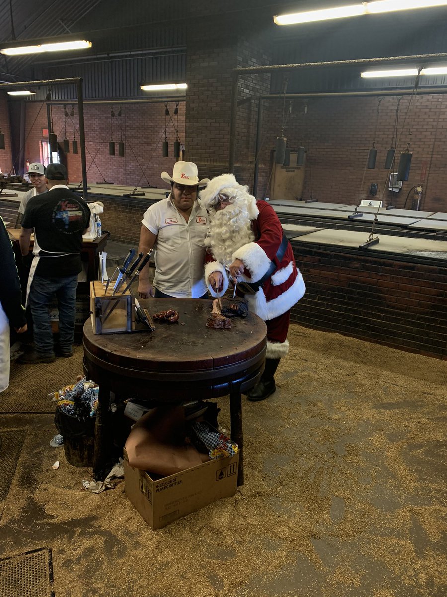 Santa making a quick stop before he gets very very busy next week
