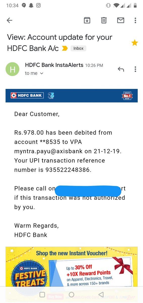 LadeNishant's tweet photo. @myntra @MyntraSupport
E-mail ID - nishantlade@gmail.com
I had ordered 2 products during the sale. But after ordering the products the amount has been deducted but it has not been reflected in the order section. The order section is empty as if no order has been placed. https://t.co/vbBYxyRH6M