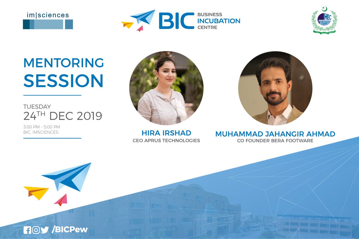 bicpew's tweet photo. Mentoring session for our current cohort's start-ups.
#BIC #startups #incubation #selfempolyed #innovation #entrepreneurship #smallbiz
#SMEs #ideas #beyourownboss #Startuplife #peshawar #Imsciences #HEC https://t.co/9sdwM41qkE
