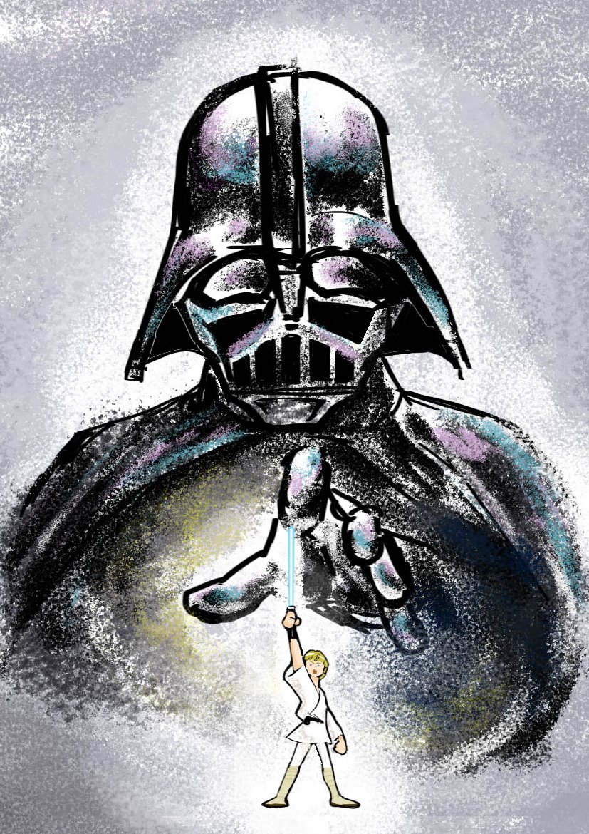 Twitter 上的 レオン 頭 Swファンアート イラスト スターウォーズ Starwars ダースベイダー T Co Lntkh12k2b Twitter