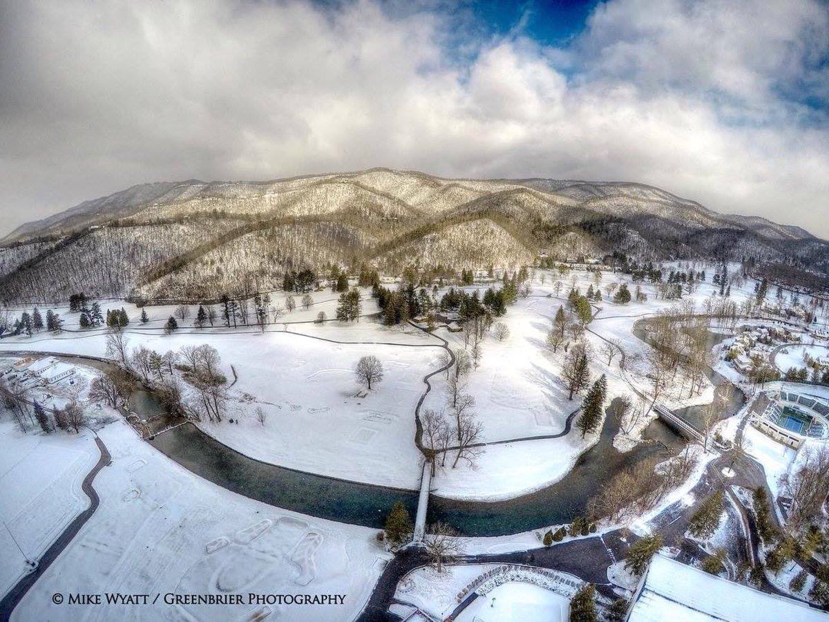 What better way to celebrate the first day of winter than with a beautiful picture of the Old White TPC covered in a blanket of snow. 📷 Taken in January of 2019. #AMilitaryTribute