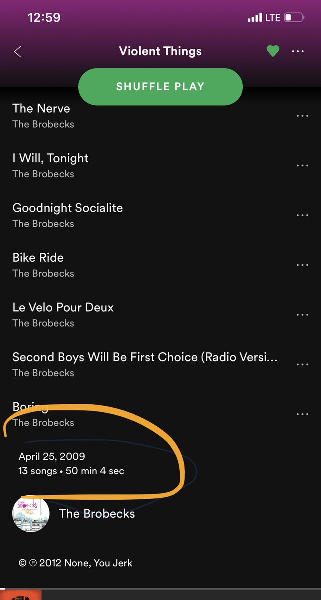 DatEmoMillenial's tweet photo. @DallonWeekes @BreezyWeekes @iDKHOW 
So I noticed something and I’m curious as to what the truth is.
The album VIOLENT THINGS has several listed release dates but I know it’s bc of the remasters. But what’s the original release date? 
Bandcamp vs. google vs Spotify https://t.co/uqn6juYnGq