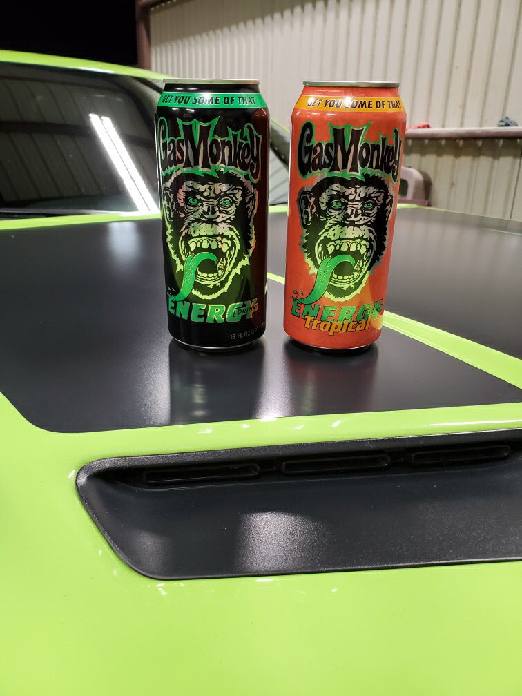 gasmonkeyenergy's tweet photo. We want to give a special shoutout to @therefinishlab &amp; @team_mopars!

Mike runs a business and finds time to spread the word about Gas Monkey Energy around DFW.

Plus, he sends us cool pictures like these!

Thanks Mike! We appreciate you helping us build Gas Monkey Energy! https://t.co/Jz787HRoOB