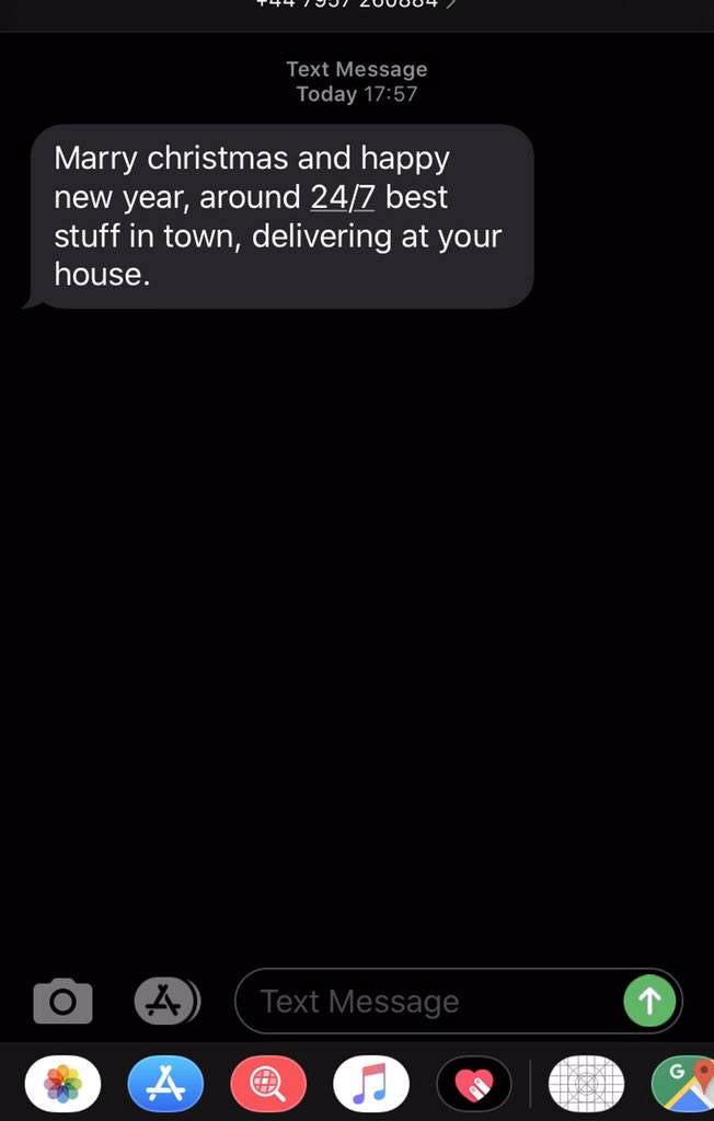 JakePainton's tweet photo. Messages like this from loved ones are what Christmas is all about 🎅🏼☃️ https://t.co/NxHCwc2bLx