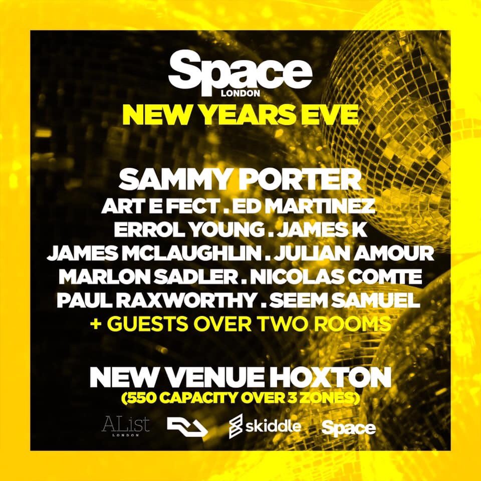 AmorBoatparties's tweet photo. Space London New Years Eve 2019-2020 ft Sammy Porter 💛🔥🥳💜 ‘’Back to the Disco’’ #disco #nye #party #dancing #housemusic #techhouse #deephouse #spaceldn @alistlondon #hoxton #shoreditch
🎫 https://t.co/tS8rKqu88w https://t.co/txyaTxm0fa