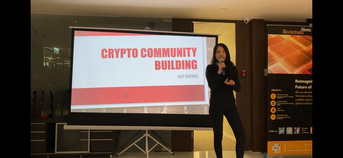AllyCheung's tweet photo. Probably my last sharing in 2019. Shout out to @BlockchainNewsM for having me as a speaker at "Female Leaders in Blockchain" #meetup. Look forward to meet more community members in the #Twenty2020. There'll be much more development in the coming decade!
#blockchain #womenintech https://t.co/uSR6uGCkjc