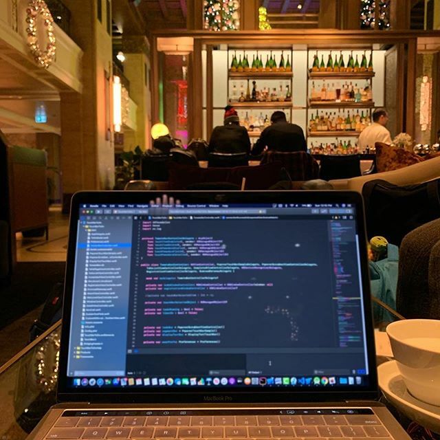 the_devlife's tweet photo. by @1337c0d3r
・・・
Work hard. Play hard. Live life!  Happy Holidays 2019. 💻+☕️ = 😃
.
.
.
join the community 👉 #thedevlife
or follow us @thedevlife
.
.
.
#branding #coding #css3 #frontend #frontenders #html #javascript #macbook #nodejs #programmer … https://t.co/MeQCMXOlOl https://t.co/umX0tbt6ZC