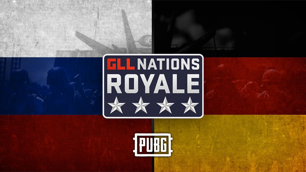 GLL #NationsRoyale EMEA action continues with the upper bracket finals! 

🇷🇺 Russia vs Germany 🇩🇪
📺 twitch.tv/GLL 

#GLL #PUBG