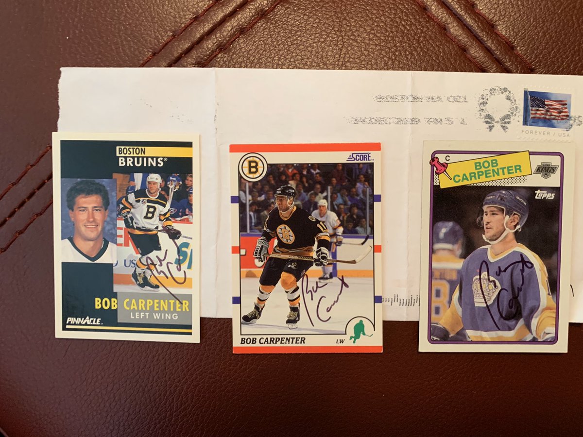memorabiliaddy's tweet photo. #BobCarpenter #hockey #puck @NHL @NHLonNBCSports @NHLNetwork @NHLBruins @LAKings #TTM #Autograph #Autographs #Autographed #AutographCollector #AutographCollection #Memorabilia #GreatGuy #ThankYou #TTMAutograph #TTMSuccess https://t.co/6fCOOroYz2