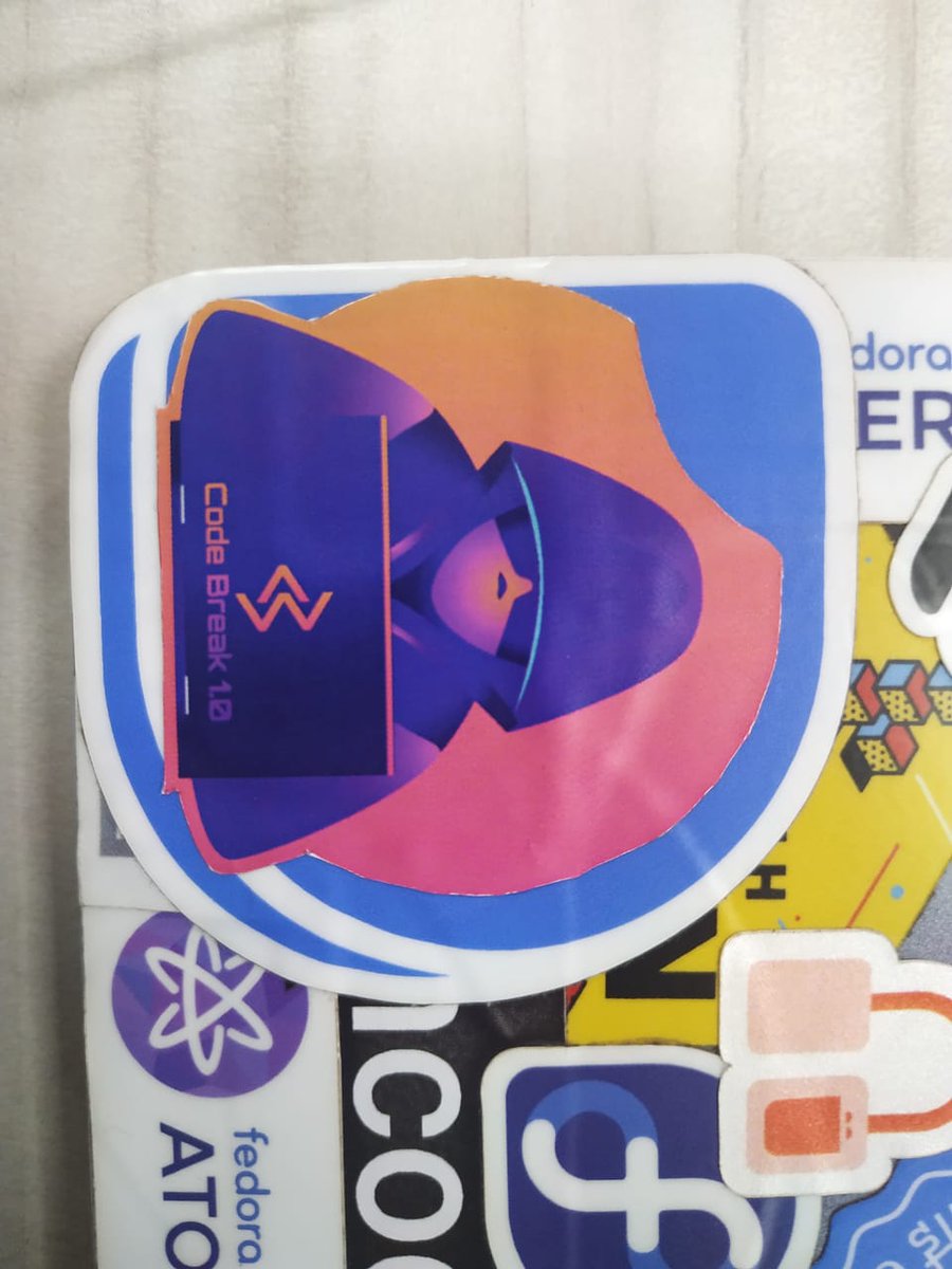 siddharth_hacks's tweet photo. Check this cool sticker @Codebreak10.π
Kudos to the designers π₯³π₯
#codebreak2019 #mitcodebreak #mitadt #devfolio #maticnetwork https://t.co/oQG0xB7SSm