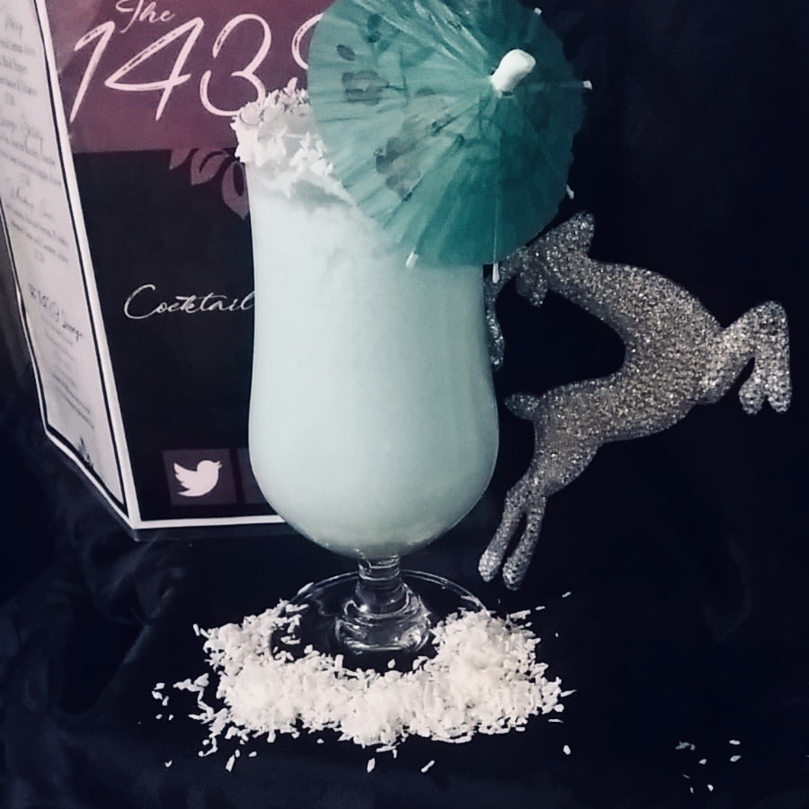 Last, but very much not least, of our Specials this christmas season is Jack Frost the chilly brother of the #pinacolada it's fruity and coconutty and just the thing to get you in that party mood! #1439lounge #thegeorgehotel #cocktails #coconut #malibu #ifyoulikepinacoladas