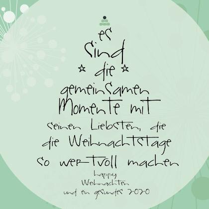 Wir wünschen allen zu den Weihnachtstagen
Besinnlichkeit, Wohlbehagen und Momente voller Heiterkeit. Das manche Menschen an Ihnen denken, Ihnen Frieden, Wärme und Liebe schenken.
und möge auch das neue Jahr 2020
erfolgreich sein, wie’ s alte war!
Euer Baubiologe Baldermann Team