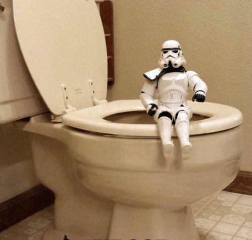 Trooper on a pooper  #ElfOnTheShelfReplacements