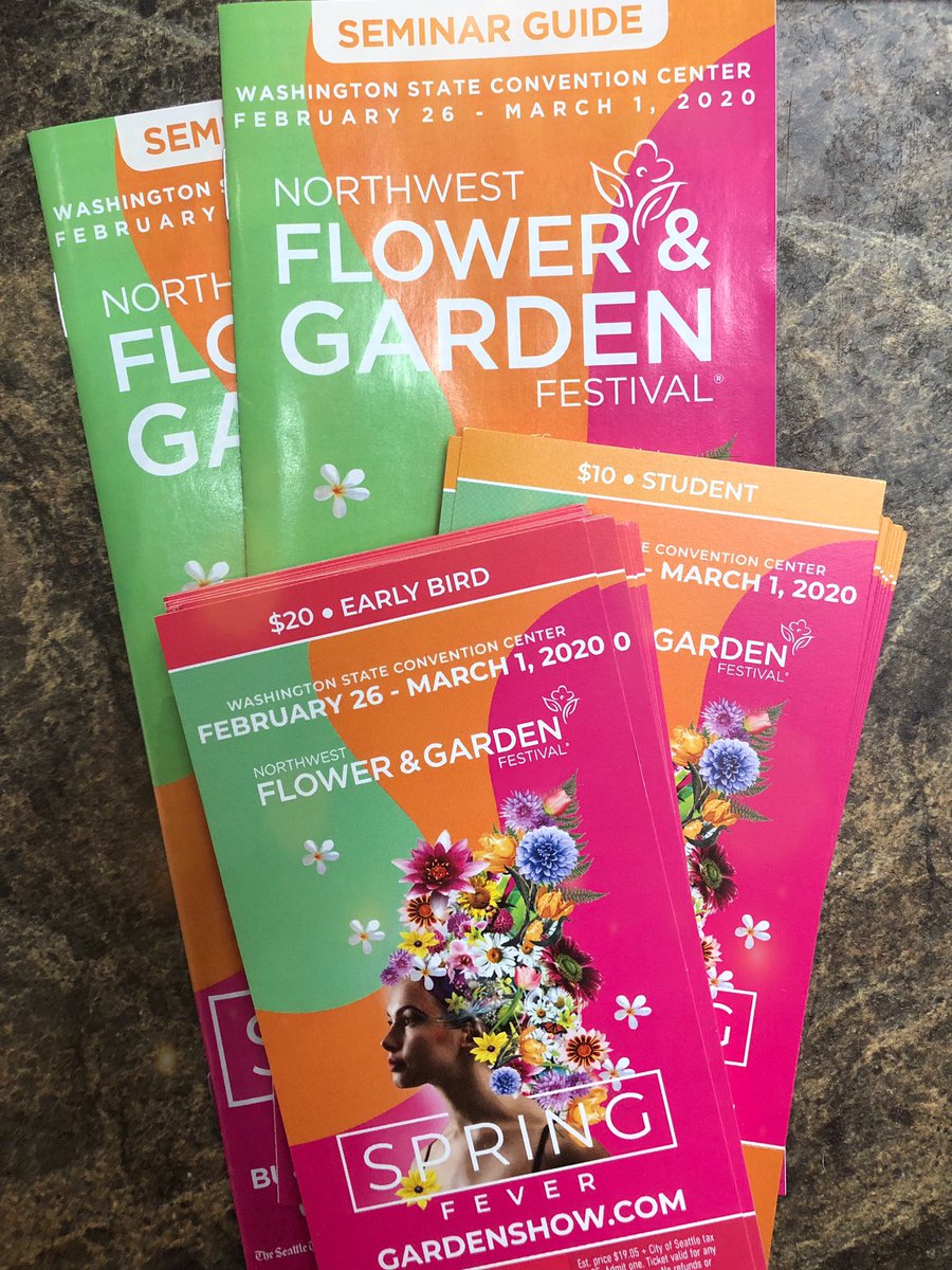 We have early bird tickets for the amazing Northwest Flower and Garden show!  These make great stocking stuffers! #nwfgs
