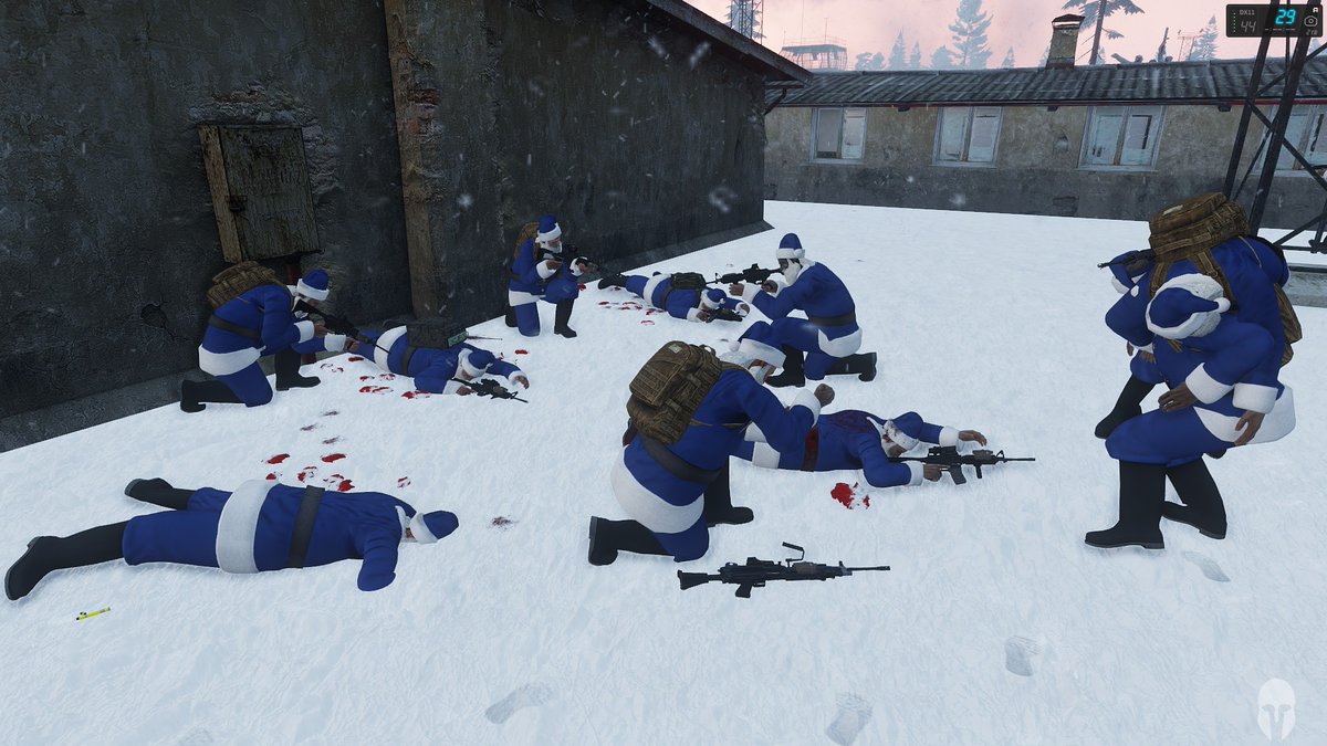 1erRCC's tweet photo. Bientôt sortira nos vidéos de notre #Multiclan avec @OFCRA @HMilsim et le #CommandoKieffer!🎄
Les Blues #Santa ont encore triomphé pour sauvez le Père #Noel  Rouge! 🎅🎅
@Arma3official @rhsmods @1erRCC 

#Arma3 #Santaclaus #Arma3xmas #christmas #Coop https://t.co/iyY3HkePwc