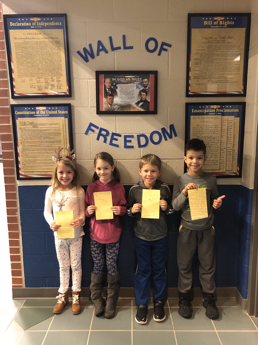 AngelaSinger's tweet photo. Doing a little research about the historical documents on the Wall of Freedom. Thank you Mr. McCloud and the VFW for your support. @gcasd_k12 @echopilot #GCASDempower https://t.co/8KRLnp3dEo