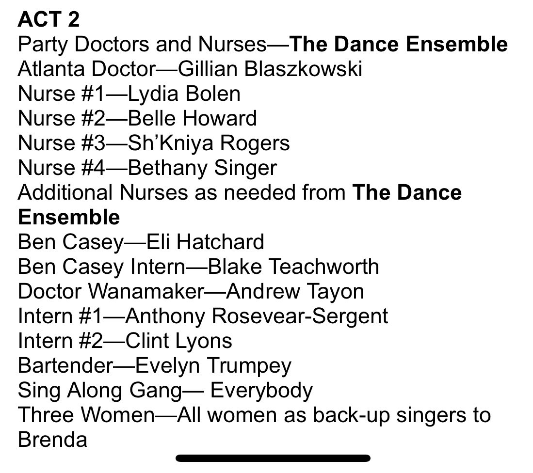 PHSAct2's tweet photo. Cast list is out for Act2’s production of Catch Me If You Can!! https://t.co/L4OLGDAZcW