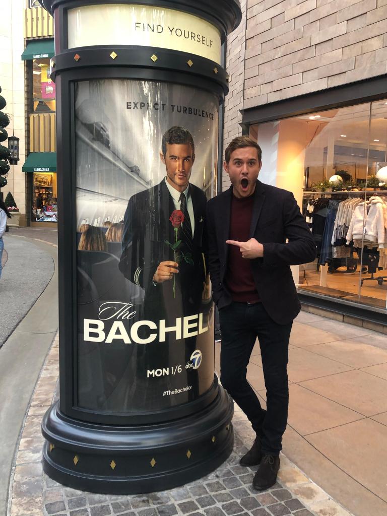 You see him in malls, and soon on your screens! Watch Peter during #TheBachelor premiere on Monday, January 6.
