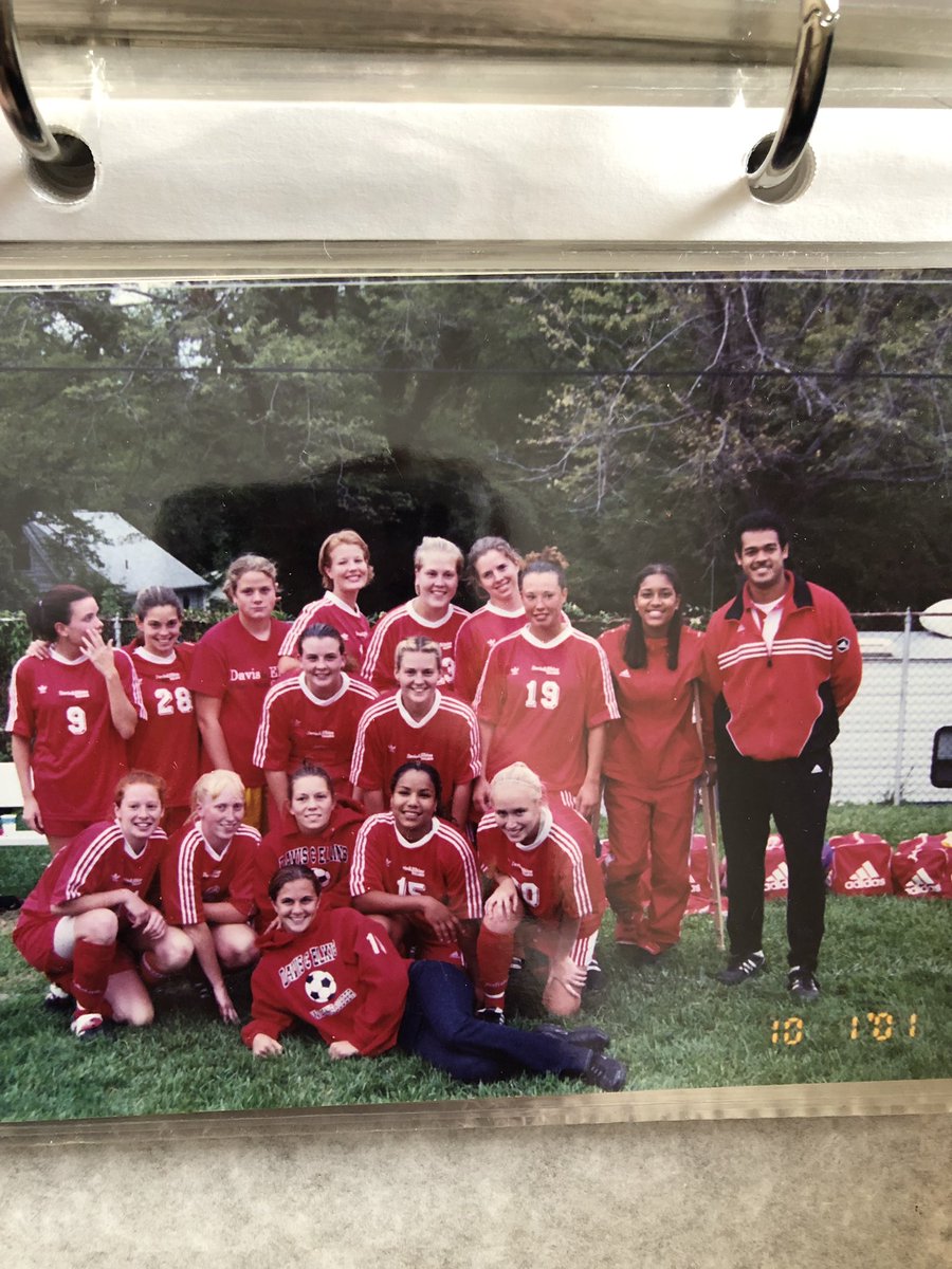 GingerNordstrom's tweet photo. It’s amazing to see where the @davisandelkins women’s soccer program started and what it has become in almost 20 years. @SenatorNation #thosejerseys #adidas #the2001team ⚽️ https://t.co/ai2MraujeT