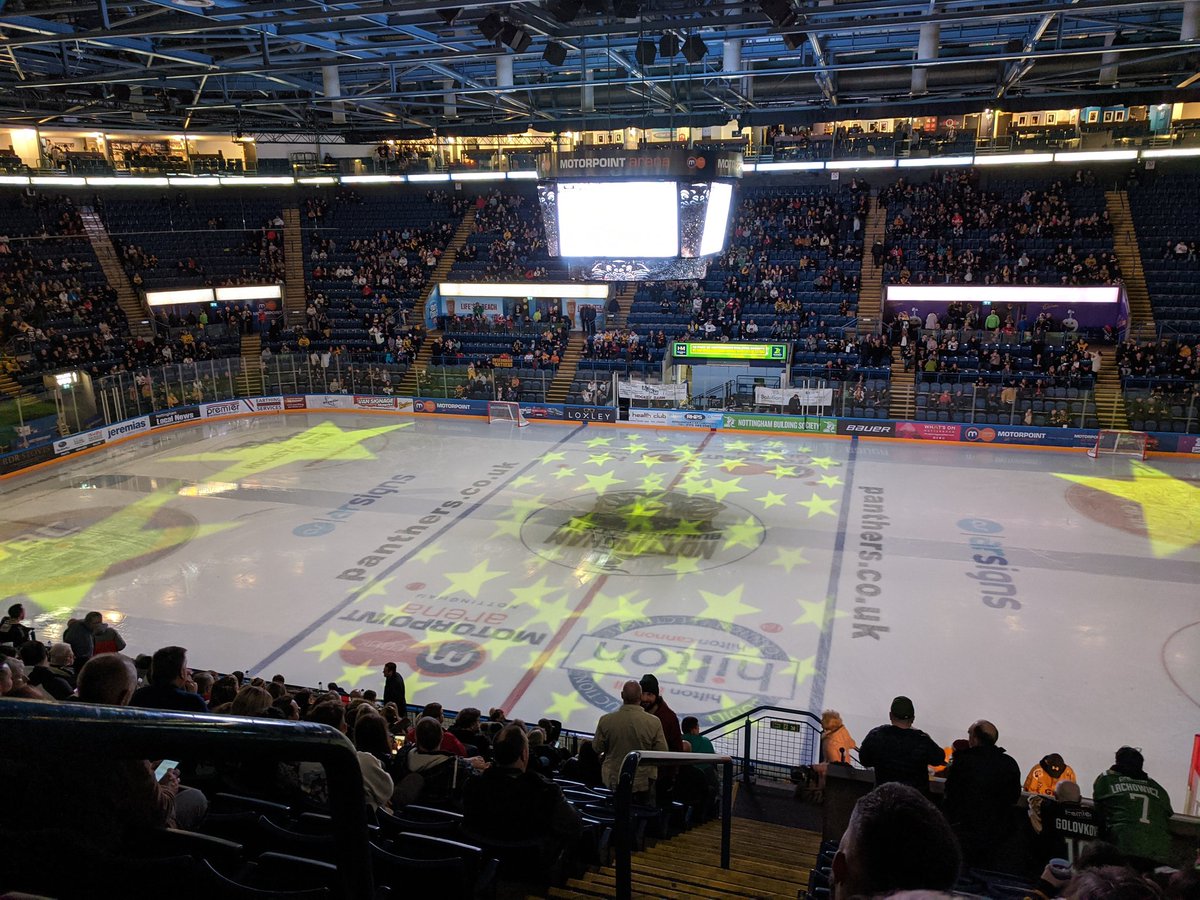BJAlcorn's tweet photo. We are back at the ice hockey! #GoooooooooooPanthers #FightFightFight https://t.co/jFmrtQszg6