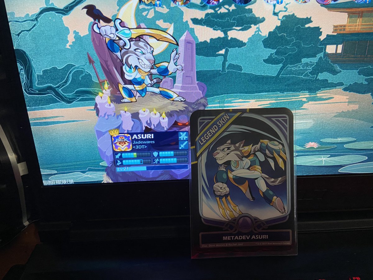 wormwares's tweet photo. To celebrate becoming a Brawlhalla Partner, I'll be hosting a Metadev Asuri giveaway! 

There will be 3 winners:
1st: Metadev + CC
2nd: CC
3rd: CC

RT + Follow to enter.
Giveaway ends January 2nd.

Good luck! https://t.co/FZmVRj5uC4
