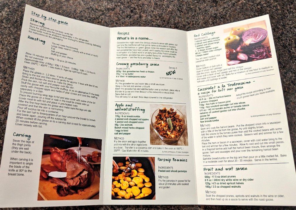 Why not try Roast Goose this Christmas if you're still undecided on what to have! We have just a few spare that you can still order and here are some simple tips for how to prepare it (or plenty of advice available when you pick up your order!) #Christmas #Cotswolds #FarmShopUK