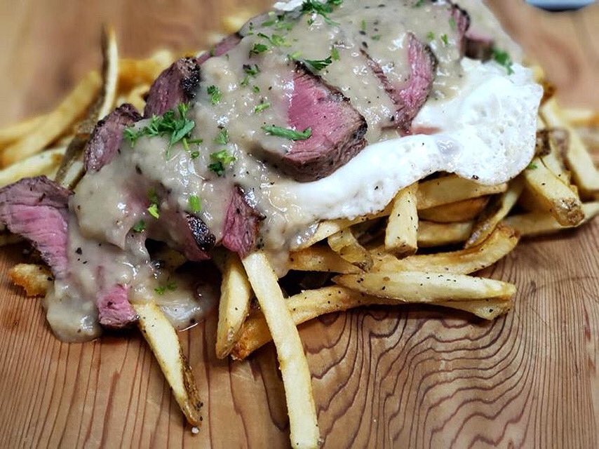 MishMash (@mishmashsd) on Twitter photo It’s Saturday! Snag this beast to start your day off right. Pictured is a center cut sirloin steak on two over easy eggs with pepper gravy on our house cut fries... 📸 <a href="/outrageoustudio/">Studio Outrageous</a>
Come back at dinner for BRISKET SATURDAY!! It’s Saturday! Snag this beast to start your day off right. Pictured is a center cut sirloin steak on two over easy eggs with pepper gravy on our house cut fries... 📸 <a href="/outrageoustudio/">Studio Outrageous</a>
Come back at dinner for BRISKET SATURDAY!!