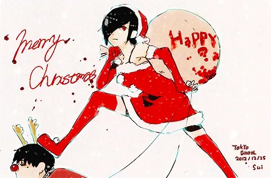 BloodedRabbit's tweet photo. "Ho Ho Ho... this reindeer is slow." https://t.co/iHhVrVbFLB