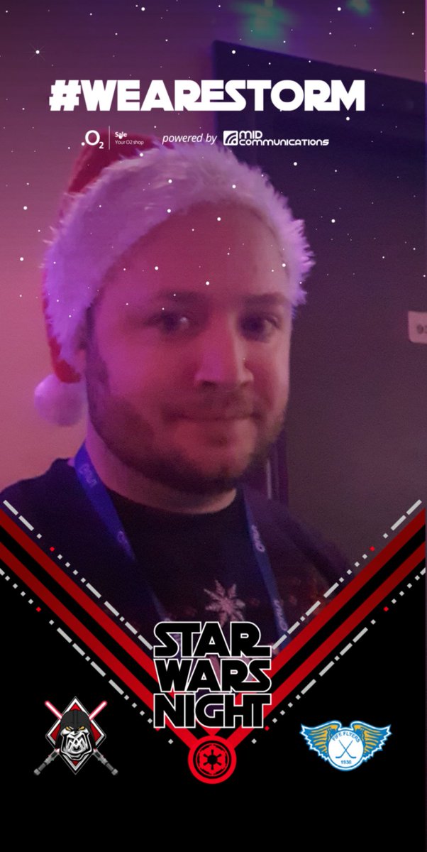 O2GuruLennySale's tweet photo. This is How your @Snapchat could look tonight @Mcr_Storm @MIDCommsUK ππͺβΈπ #StarWarsNight #wearestorm #ManchesterStorm #O2Sale https://t.co/1sv5xSV5MQ