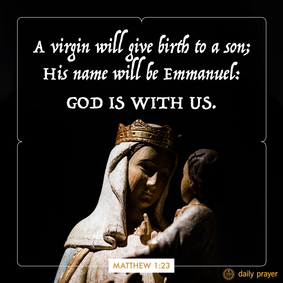 pray_au's tweet photo. #DailyPrayer 22 Dec 19 Let the Lord enter; he is king of glory.  Isaiah 7:10-14. Ps 23(24):1-6. Romans 1:1-7. Matthew 1:18-24. - Matthew 1:23 https://t.co/lW3wGVbgFD https://t.co/bi2x57OgGT