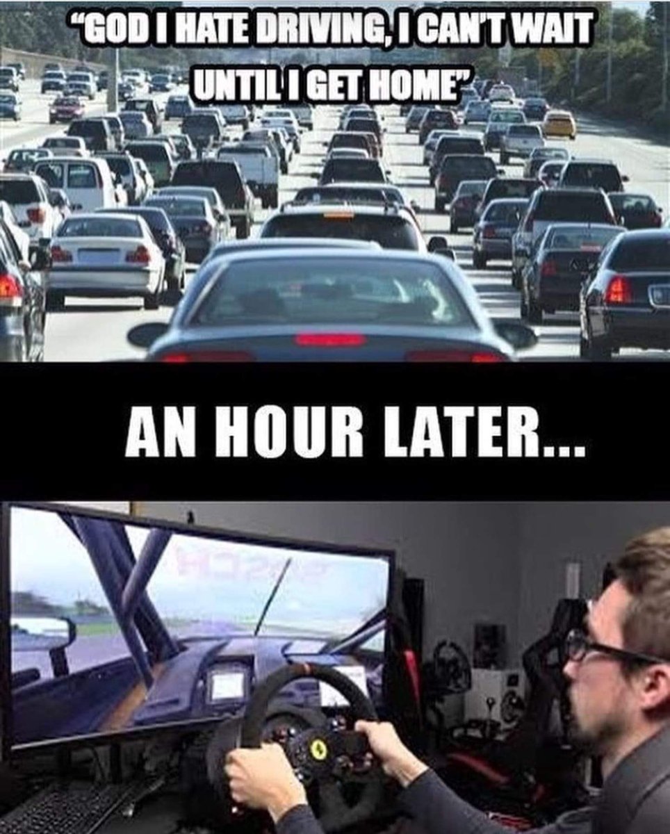 LeighROverton's tweet image. There isn’t a meme that I’ve ever related to more than this. #ItsAProblem @iRacing