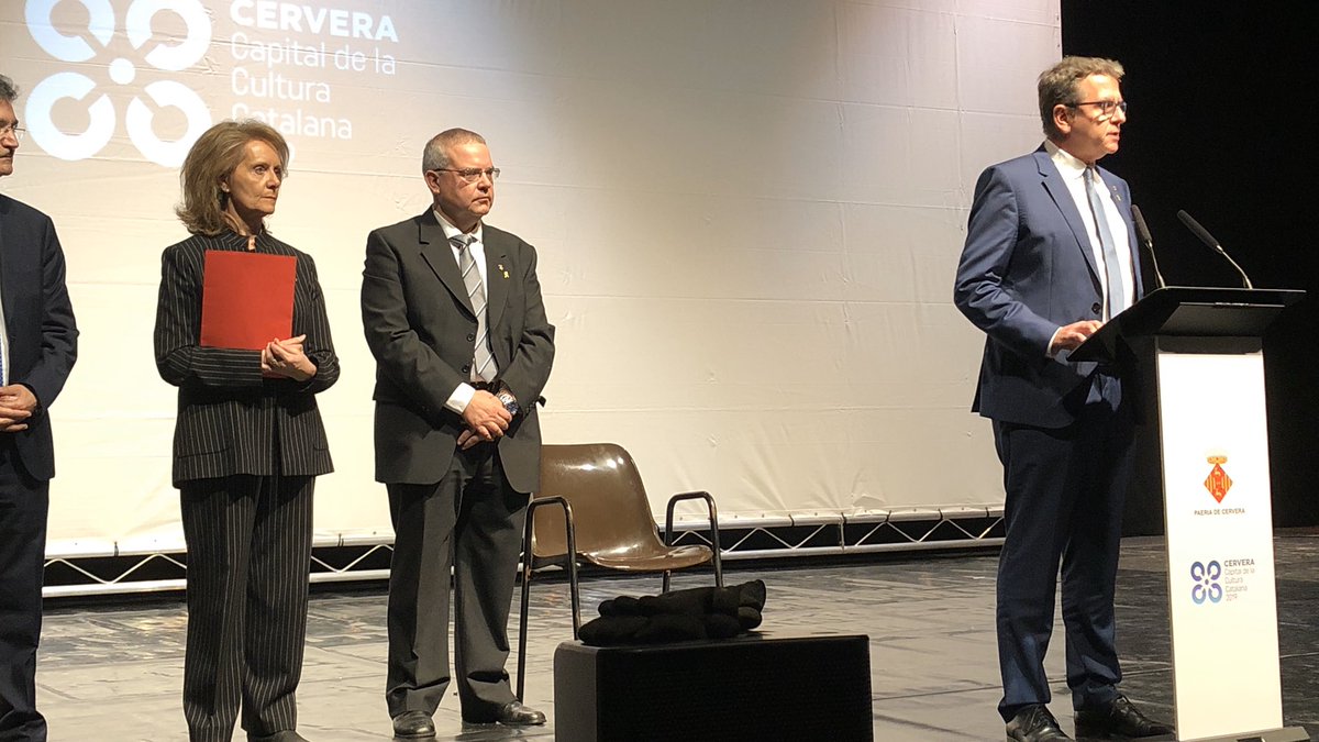 El president de la Diputació de Lleida Joan Talarn destaca la necessitat de globalitzar la cultura catalana <a href="/cervera2019/">Cervera2019</a> <a href="/DiputacioLleida/">Diputació de Lleida</a> <a href="/LoJoan/">Joan Talarn</a> felicita a la capital de la Segarra @ConsellComarcal per la projecció de la cultura lleidatana