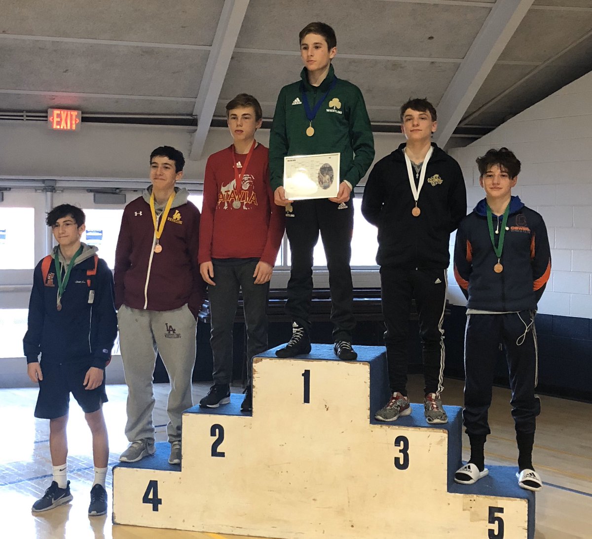 da9293's tweet image. Freshman @BataviaWrestler represent well at Rus Erb Tournament!