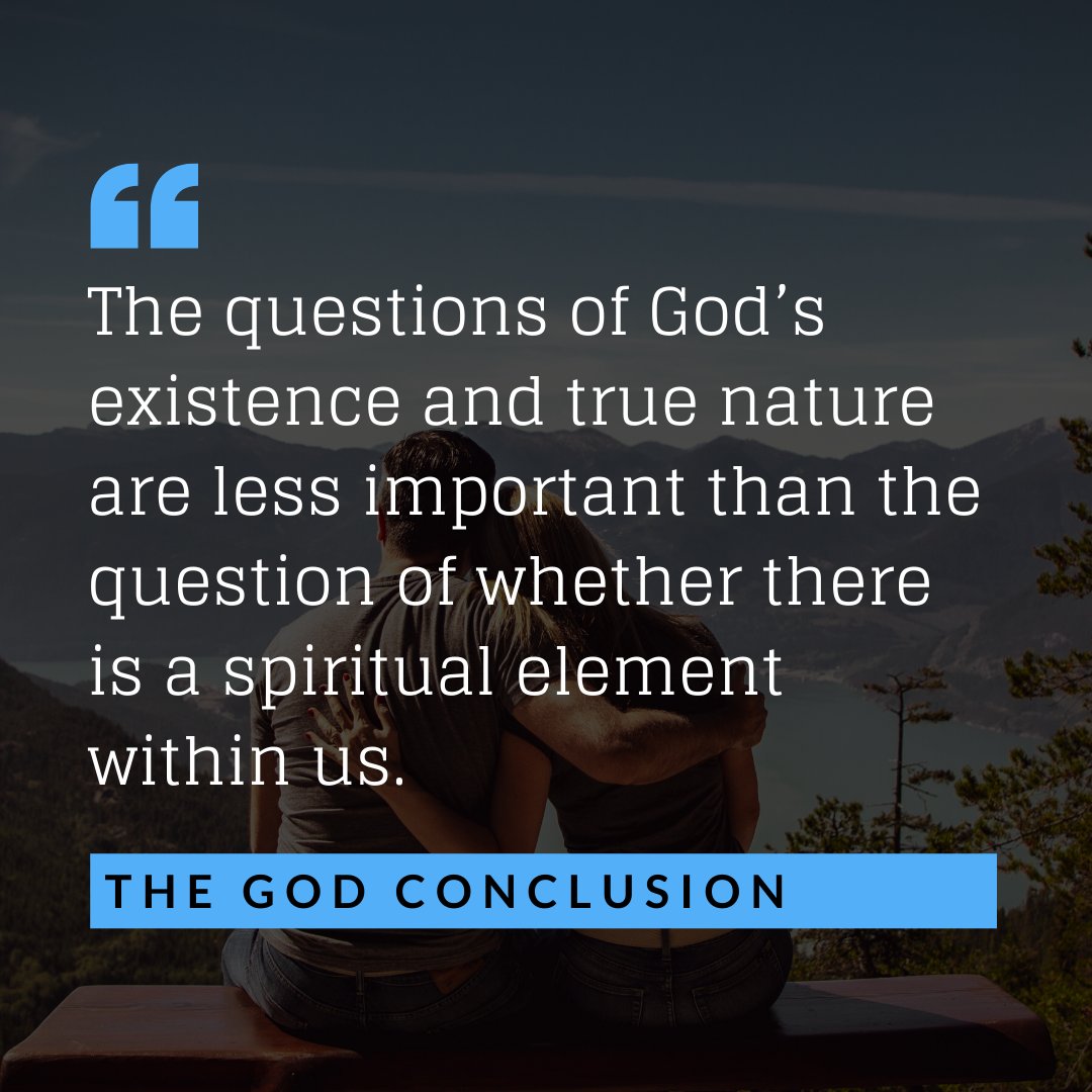 How does God relate to the spirit within us? Read The #God Conclusion 👉 buff.ly/2sKPRiE

Each person should undertake a spiritual quest for themselves and that the most important discovery is that we, as living things, have vital spiritual spark within us.